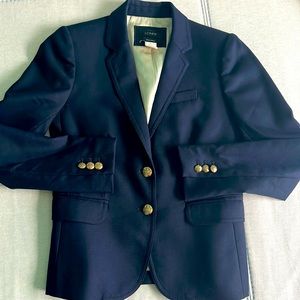 Jcrew classic navy schoolboy blazer